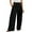 A-Black1397, variant on Womens Pleated Wide Leg Pants High Waist Pocketed Full Length Flowy Trousers Smooth Chic Office Casual Daily Bottoms