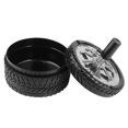thumbnail image 4 of Car Tire Rotating Style Fashion Round Stainless Steel Press Up Smokeless Ashes Holder, 4 of 10