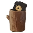 thumbnail image 2 of Aurora - Medium Black Hand Puppet - 11" Black Bear Pop Up Puppet - Interactive Stuffed Animal, 2 of 3