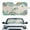 Mandala Dragonfly, variant on KUIFORTI Palm Tree Sun Shade for Car Windshield Foldable Universal Automotive Window Sunshades, Front Window Heat Insulation Protection Fit Most Vehicle 66.53 X 34.44 in