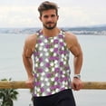 thumbnail image 5 of Rocae Rose Flowers for Men's Workout Tank Top Men's Running Tank Top Dry Fit Athletic Workout Tank Tops4X-Large, 5 of 9