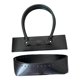 thumbnail image 3 of Kit de materiales para hacer bolsos DIY, regalos, almohadilla con forma, hecho a mano para compras y reparaciones. Negro, 3 of 8