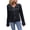 Black, variant on Aayomet Long Sleeve Tops For Women Women’s Long Sleeve Henley T Shirts Button Down Slim Fit Tops Scoop Neck Ribbed Knit Shirts,Khaki L