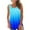 Sky Blue, variant on ZyeKqe Womens Tank Tops Dressy Casual Pleated Blouses Loose Fitted Tunic or Tops to Wear with Leggings Gradient Color