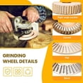 thumbnail image 3 of 9Pcs Angle Grinder Wood Carving Disc Set, Angle Grinder Carving Disc Set Include 4 Wood Shaping Grinding Disc Wheels, 3 of 5