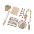 thumbnail image 1 of Easter Tiered Tray Decor, Easter Decoration Multi Purpose Colorful Poplar Wood  For Party, 1 of 8