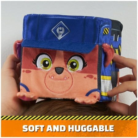 Rubble & Crew, Mix, 4-Inch Cube-Shaped Plush Toy for Kids Ages 3+