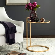 Safavieh Calvin End Table, Antique Gold Leaf