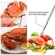 thumbnail image 4 of Juego de 10 herramientas para mariscos: tenedores de acero inoxidable para abrir cangrejos, langostas, langostinos, desgranador de patas de cangrejo, tijeras para mariscos., 4 of 6