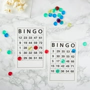 Juvale Bingo Paper Game Sheets - 4 x 6 in, 180 Sheets - Bulk Reusable Number Cards & Playing Card Set for Adults - for Birthday Games & Group Activities