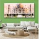 thumbnail image 2 of Cuadro Canva listo para Colgar Pixtreats Taj Mahal Acuarela 30X60 cm, 2 of 4