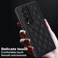 thumbnail image 4 of Nalacover Wallet Case for Samsung Galaxy Z Fold3, RFID Blocking Card Slots Holder PU Leather Fashion Back Flip Cover with Kickstand Magnetic Buttons Shockproof Case for Samsung Galaxy Z Fold3,Black, 4 of 9