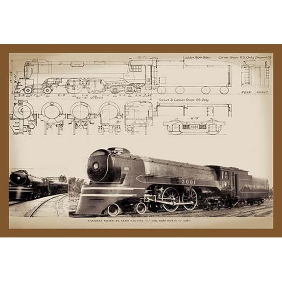 Canadian Pacific-Fine Art Canvas Print (20" x 30")