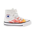 thumbnail image 1 of Converse Chuck Taylor All Star 1V HI Flames Toddler Shoes White-Red-Yellow 766198f, 1 of 6