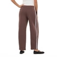thumbnail image 2 of Forever 21 Women’s Barrel Leg Joggers with Side Stripe Detail, Relaxed Drawstring Sweatpants for Casual Everyday Styling, XS-XL, 2 of 6