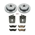 thumbnail image 2 of PowerStop Rear Stock Replacement Brake Pad and Rotor Kit with Calipers Fits: FORD MERCURY Select Models KCOE1368, 2 of 7