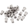 thumbnail image 3 of ORUYROP 30pcs 1/4-20 Rivet Nuts Stainless Steel Threaded Insert Nutsert Rivnuts 1/4-20UNC, 3 of 4