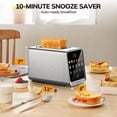 thumbnail image 3 of Keenstone Toaster 2 Slice, Digital Smart Toaster with TouchScreen, Dual Control Panel, Single Slot Toasting, Timer, Reheat & Defrost for Bagels, Brea, 3 of 9