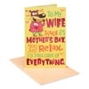 American Greetings Mother's Day Card for Wife (Just Relax)