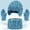 Blue, variant on Kids Winter Hats Girls Gloves and Scarf Set, Knitted Lined Beanie Hat Neck Warmer Mittens Set for Ages 2-12 Years Boys and Girls