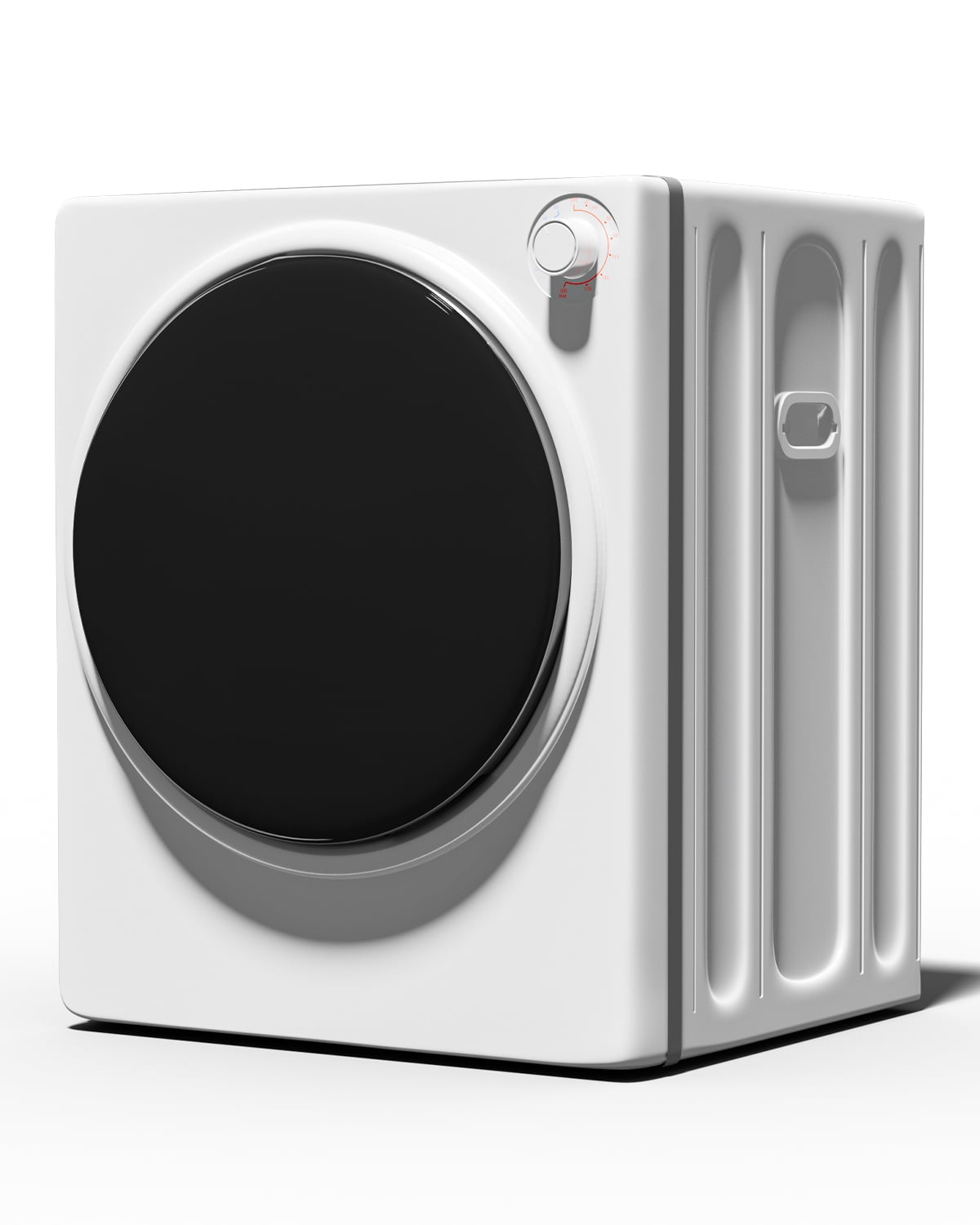 TABU Washer and Dryer Set, 17.6LBS Full Automatic Washing Machine &2.6Cu.ft Portable Dryer Combo (White)