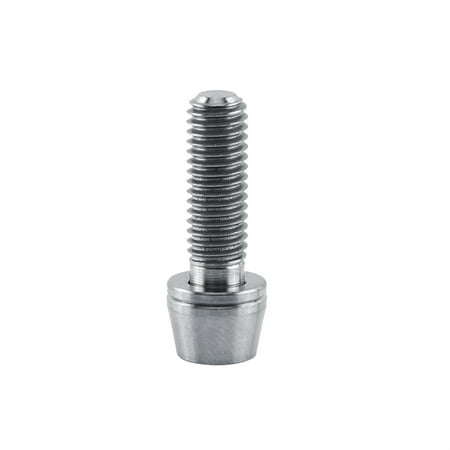 

Titanium Alloy Titanium Tapered Head Screw With Washer For Mountain Bike(silver/M6x16)