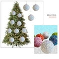 thumbnail image 5 of Zpanxa Shatterproof Christmas Ball Ornaments 24 Pack Multicolor Hanging Decor for Xmas Tree Holiday Wedding and Mardi Gras Party Displays, 5 of 6