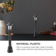 thumbnail image 3 of Eease 6pcs Mini Solar Lamp Post Lights Outdoor Fairy Garden Decorations, 3 of 4