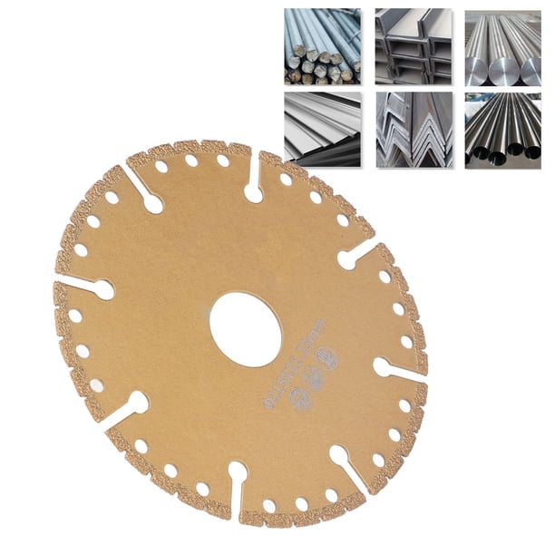 Disco De Diamante, Hoja De Sierra De Diamante Eliminación De Polvo 115 X 22,23 Mm Disipación De Calor Alta Velocidad De Rotación Para Barras De Refuerzo