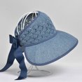thumbnail image 6 of Aoochasliy Hats and Gloves Clothes Summer Women Fold Trendy Bow-Knot Grass Weave Sunshade Hat Hat Outdoor Hat, 6 of 6