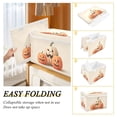 thumbnail image 4 of Foldable Fabric Storage Bin With Handle Collapsible Basket Box Storage With Lid Organizer Pumkins, 4 of 7