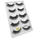 thumbnail image 1 of 5 pares de extensiones de pestañas postizas 3D de mixtos, tirarere de pestañas con una caja para maquilje de mujer Pestaña p shamjiam Pestañas postizas naturales, 1 of 9