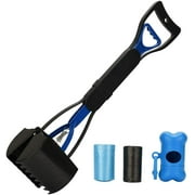 Non Breakable Dog Pet Pooper Scooper For Large & Small Dogs Long Handle with bag and bag holder