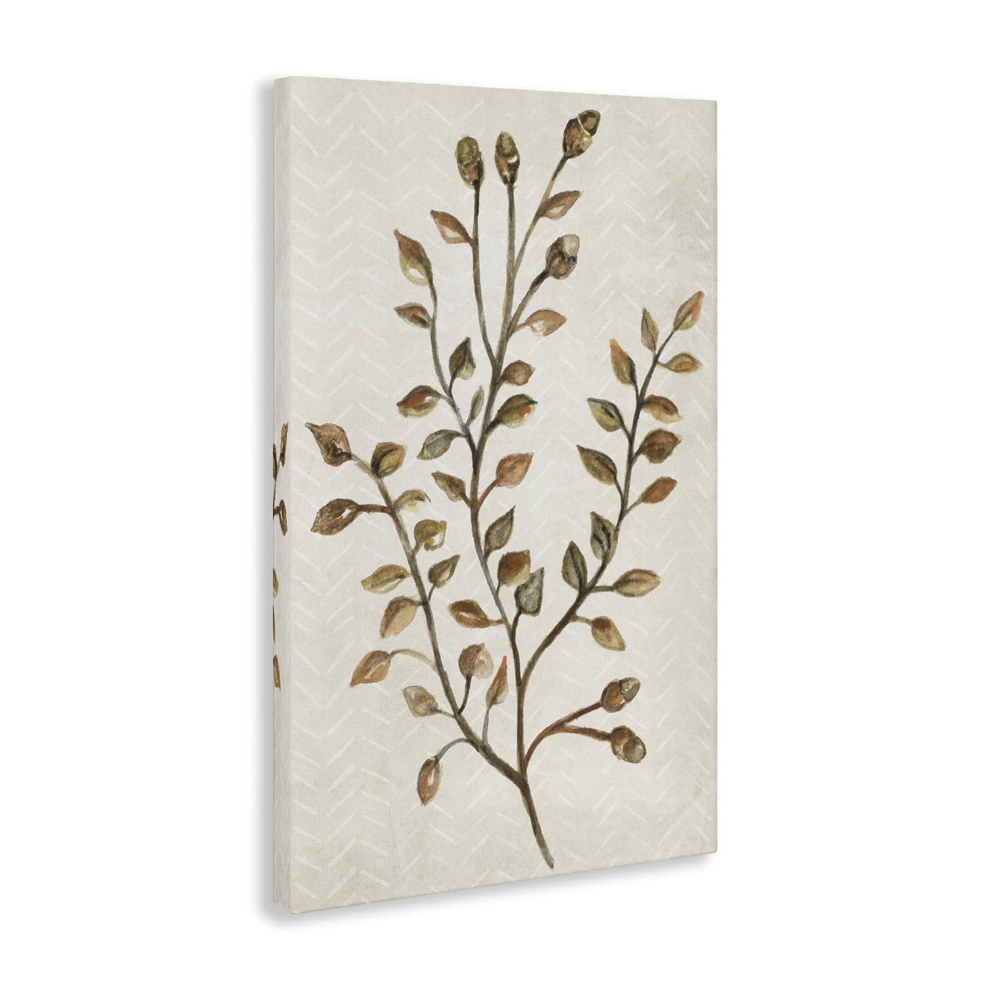 Stupell Industries Garden Botanics Sprig Botanical & Floral Painting Gallery Wrapped Canvas Art Print Wall Art, 16 x 24