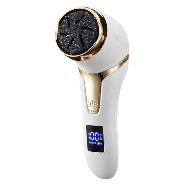 Seitruly Molinillo de lima de pie con pantalla Digital eléctrica, removedor recargable portátil lavable, herramienta de cuidado de cutículas y pedicura Electrónica
