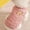 Pink, variant on Waffle Knit Pet Tank Top with Bear Patch, Breathable Vest for Small Dogs and Cats