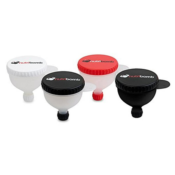 Nutribomb Large Fill N Go Funnel Protein Funnel Supplement Funnel Water Bottle Funnel