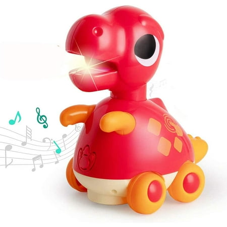 

Baby Toys 6-12 Months Touch and Walk Music Light Baby Crawling Toys（6.7 x5.12 x4 ） Baby Toys 12-18 Months Gift Toys 1 Year Old Boys Gifts Girl Toys Red