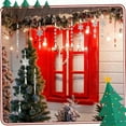 thumbnail image 5 of Meggemo 10PCS Christmas Clear Icicle Hanging Ornaments 2D Winter Decorations for Xmas Tree Wall Window Holiday Season Party Home Indoor Outdoor Decor, 5 of 6