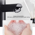 thumbnail image 5 of Grifo de baño negro con una sola manija, 1 orificio, cuerpo alto, grifo para lavabo de baño, grifo de tocador de baño, 5 of 5