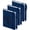 3 Deep Blue, variant on 3 Pack Pocket Journaling Notebooks, A6 Small Notebook Total 360 Pages Journaling Notebooks For Note Taking Journals For Writing Mini Note Pads With Pen Holder 100 GSM Thick Paper(Green,Pink,Khaki)