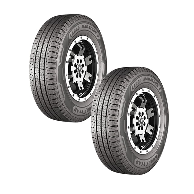 Paquete DE 2 LLANTAS Goodyear Cargo Marathon 2 185 R14 102R