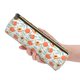 thumbnail image 5 of Disketp Peach Estuche Organizador de Lápices de Cuero, Estuche de Oficina con Cremallera para Bolígrafo y Lápiz, 5 of 6