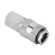 thumbnail image 2 of Rosca hembra? Manguera de aire Conexión de tubería Conector de acoplamiento Adaptador de junta Accesorio 1/4" BSPT (#02), 2 of 8