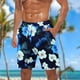 thumbnail image 2 of Pantalones Cortos Casuales para Hombre Imprimir con Bolsillos Pantalones de Playa de Cintura Elástica, Pantalones Cortos de Cintura Elástica para Hombre, 2 of 9