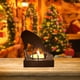 thumbnail image 1 of Elegante Candelabro Navideño de Hierro con Forma de Ciervo. Atractivo Adorno de Mesa Navideño con Luz Ambiental para Una Decoración Festiva En El Hogar., 1 of 6