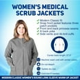 thumbnail image 3 of M&M SCRUBS - WOMEN SCRUB JACKET G102, 3 of 7