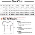 thumbnail image 3 of AOOCHASLIY Womens Blouses Short Sleeve Trendy Women's Spring Printed Mid-length sleeves Crew-Neck Casual Tee Tops, 3 of 6