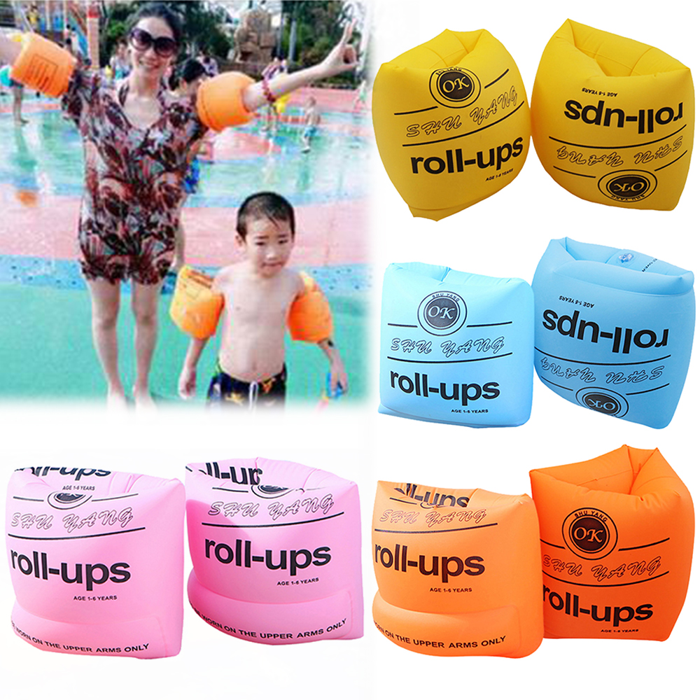 Elbourn Swim Arm Bands Inflatable Swimming Arm Float Rings Floater