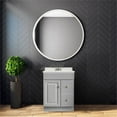 thumbnail image 7 of Wyndham Fully Assembled Wood Vanity Cabinet in Gray 24-in. x 18-in., 7 of 7